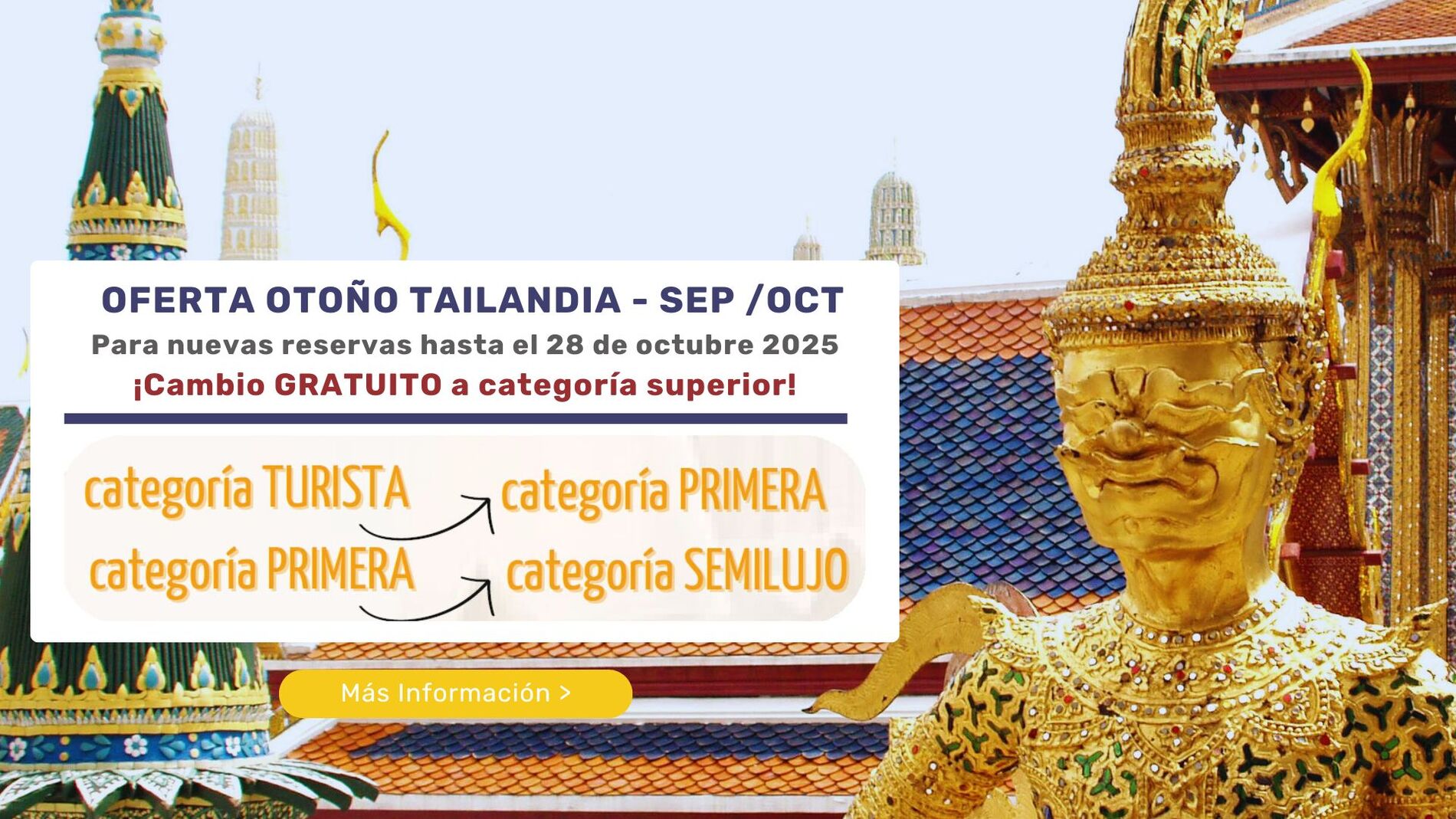 F.P Oferta Otoño Tailandia Cambio Categoria Superior